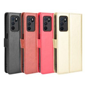 OPPO A Serie OPPO A54s Handyhülle Crazy Horse Leder Mode #1663