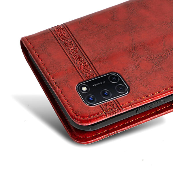 OPPO A Serie Ölwachsleder Einfach Handyhülle OPPO A72 PU #1667 – Bild 2