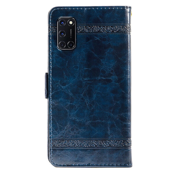 OPPO A Serie Ölwachsleder Einfach Handyhülle OPPO A72 PU #1667 – Bild 6