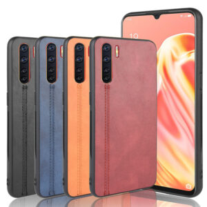 OPPO A Serie Kalbsleder OPPO A91 Handyhülle Einfach #1676