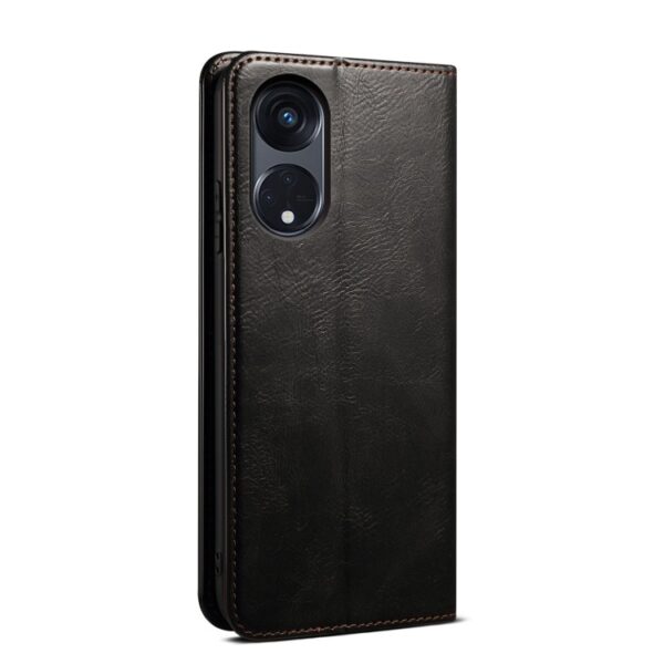 OPPO A Serie Handyhülle Crazy Horse Leder Einfach OPPO A98 5G Leder #1680 – Bild 3