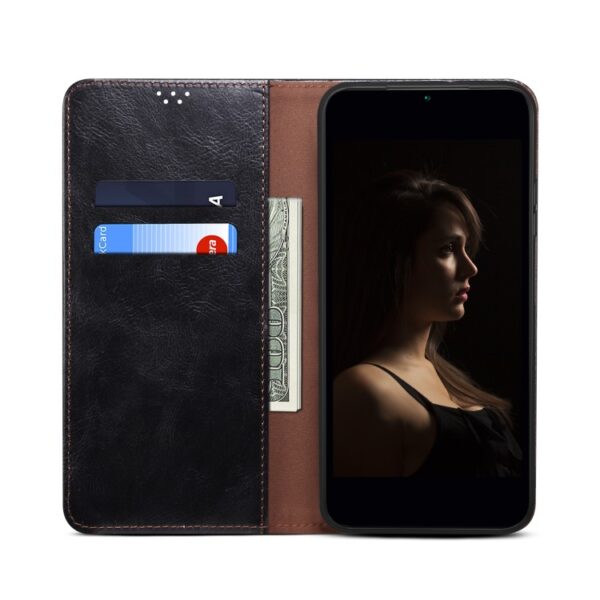 OPPO A Serie Handyhülle Crazy Horse Leder Einfach OPPO A98 5G Leder #1680 – Bild 4