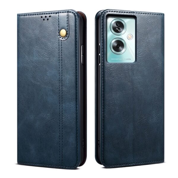 OPPO A Serie Handyhülle Crazy Horse Leder Einfach OPPO A98 5G Leder #1680 – Bild 9