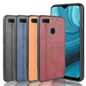 OPPO A Serie OPPO AX7 Kalbsleder Einfach Handyhülle #1682