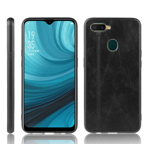 OPPO A Serie OPPO AX7 Kalbsleder Einfach Handyhülle #1682 – Bild 5
