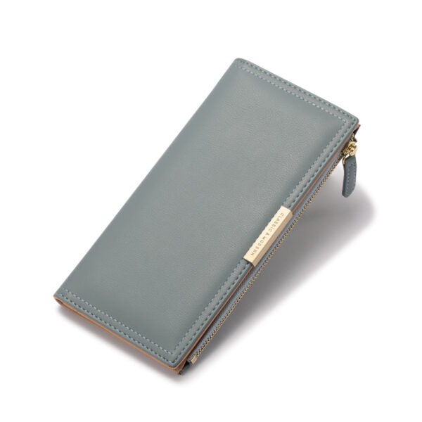 Geldbörsen Und Taschen Mode Einfarbig PU Geldbörse Universal #3424 – Bild 4